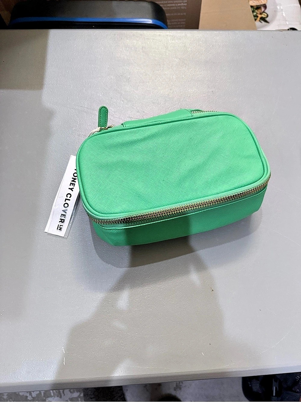 Stoney Clover Lane Cosmetic Case in Green NWT
